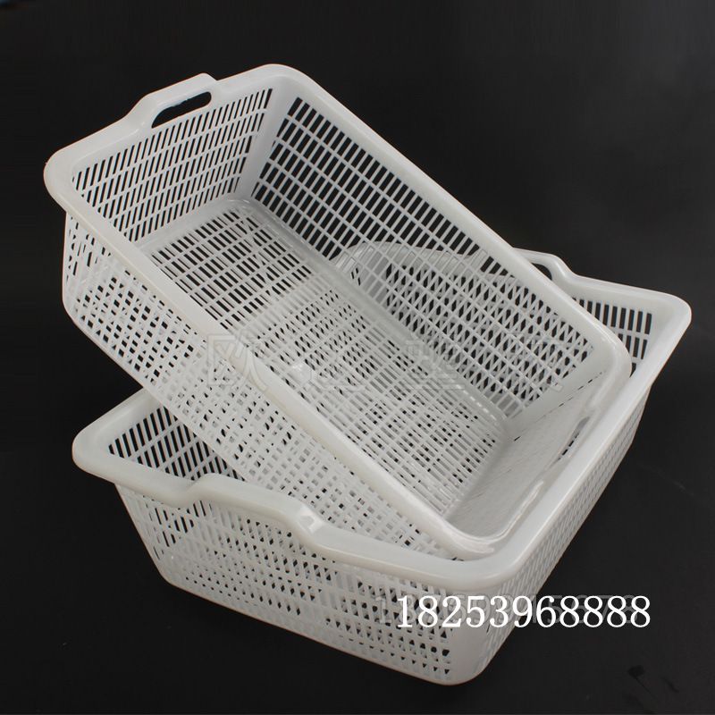 厂家批发 塑料筐 双耳筐 大菜筐 周转洗菜筐 沥水筐 馒头篮 