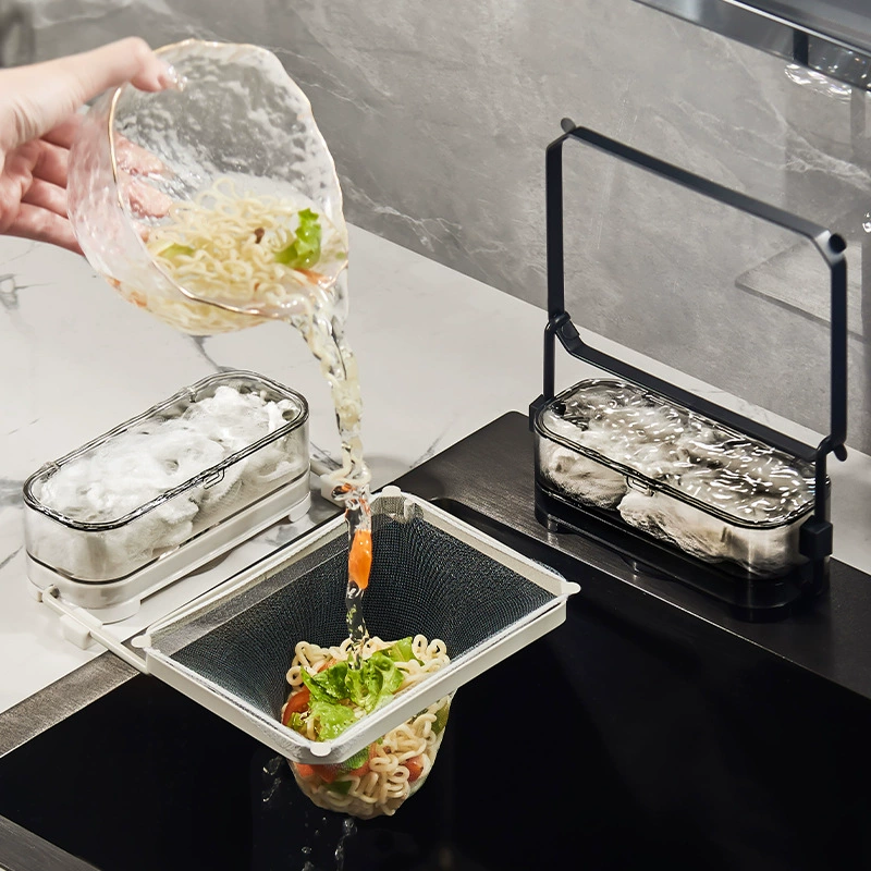 Фильтр для кухонной раковины на присоске, сетка для защиты от засорения и протечек, подставка для отходов и остатков пищи в раковине