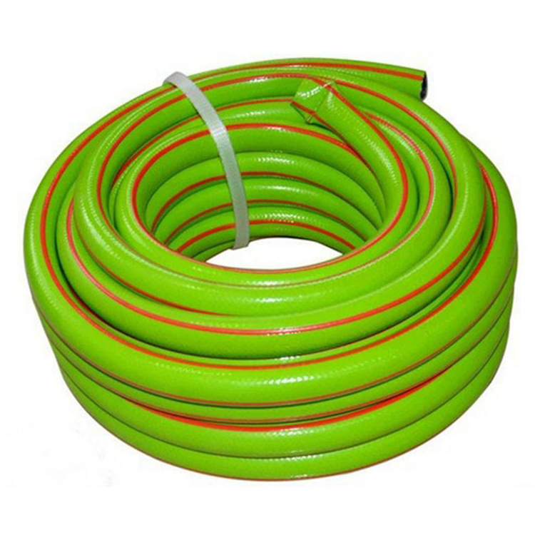 Color customized water pipe, fiber woven reinforced flexible soft PVC garden water pipe