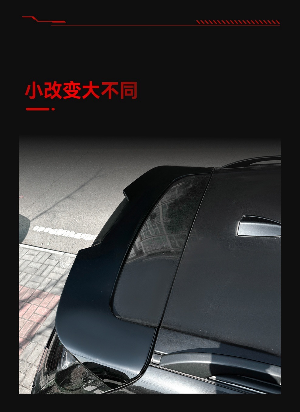 Suitable for 2008-2013 BMW X5 E70, specialized rear spoiler, top spoiler, fixed wing, spoiler, cross-border modification