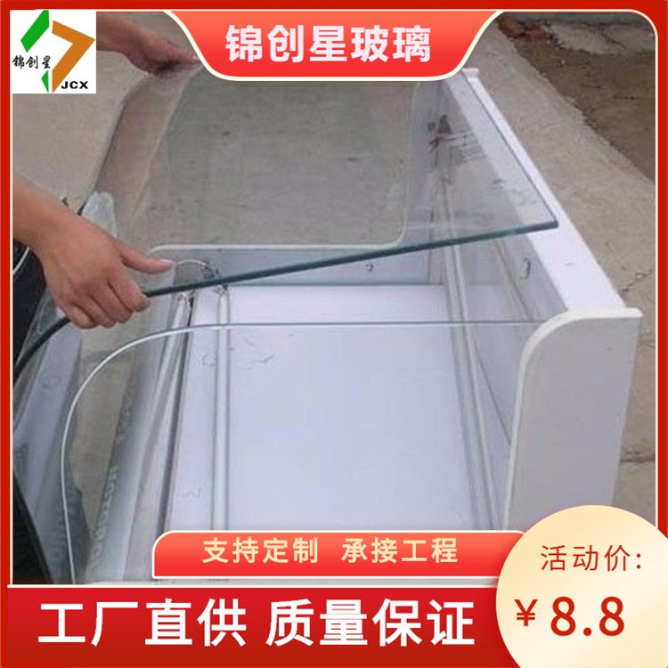 超白玻璃展示柜 4-12mm玻璃文件柜 工艺品玻璃罩子 玻璃柜玻璃