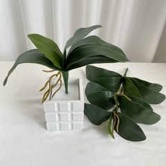 Film Moist Touch Orchid Leaves Artificial Plant Orchid Leaves Chinese Style Orchid Potted Plant Leaves