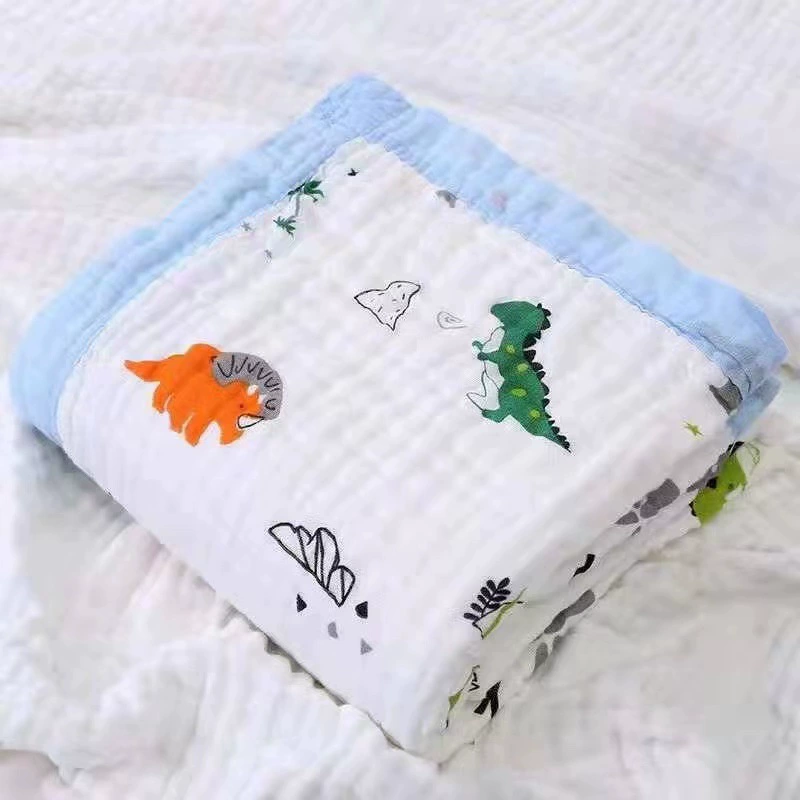 Children's gauze soft bath towel, duvet for new born, water absorbent