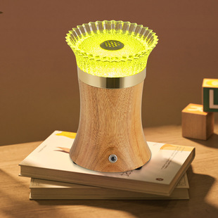 Cross-Border Popular Household Indoor Silent Mosquito Repellent Lamp Wood Grain Table Lamp Night Light Harmless Light Wave Mosquito Repellent Aromatherapy Lamp