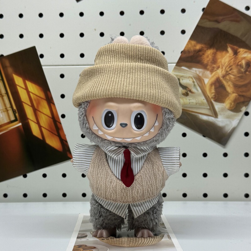 First, Second and Third Generation Front High-Energy 3.0 Open Knitted Threaded Cuff Hat Suitable for 17cm Cloth Hat Cover