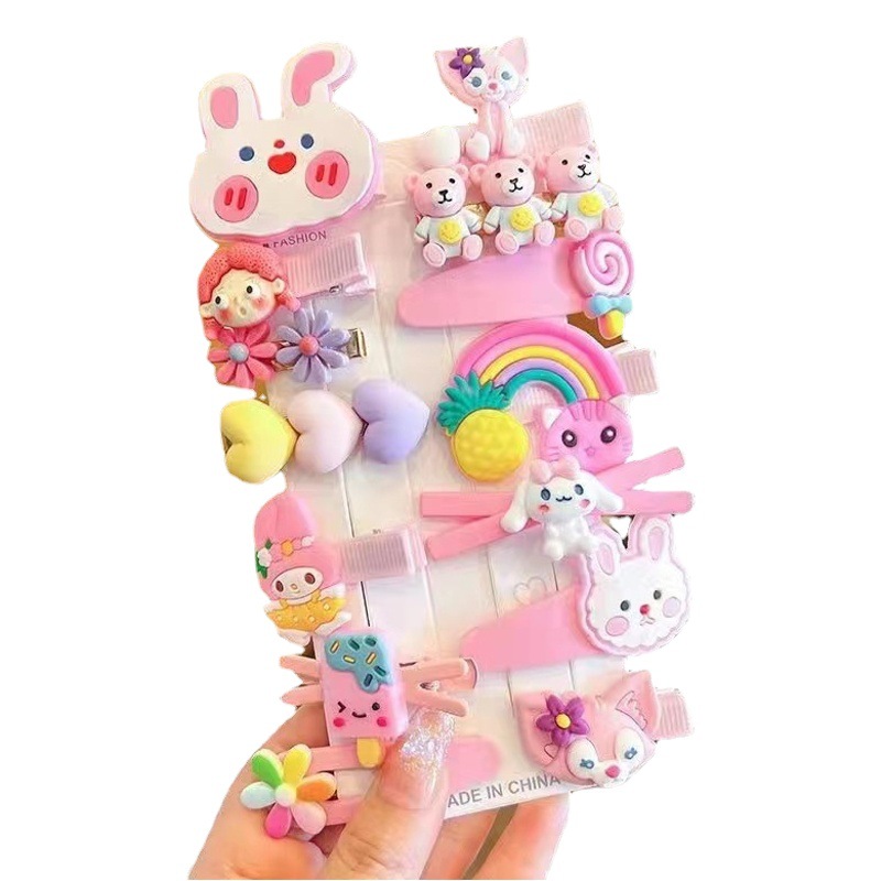 Pinzas y accesorios para el cabello trenzados de moda para niños, novedades 2026, lindas pinzas y adornos para el cabello de bebé con dibujos animados.