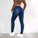2024 Cross-border Amazon Independent Station Autumn Spice Girls Skinny Jeans Women's Street High Waist Elastic Leg Pants