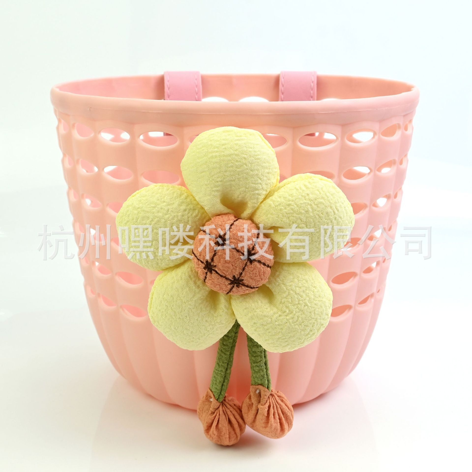 Plastic Basket Children's Bicycle Basket Trolley Scooter Frog Car Hanging Plastic Belt Buckle Storage Basket