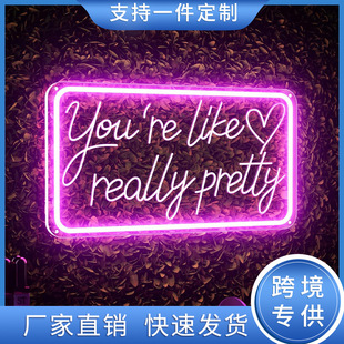 Amazon Led Luminous Characters Neon Sign Letters Acrylic Lighting Neon Billboard Light Box High Brightness Full Color