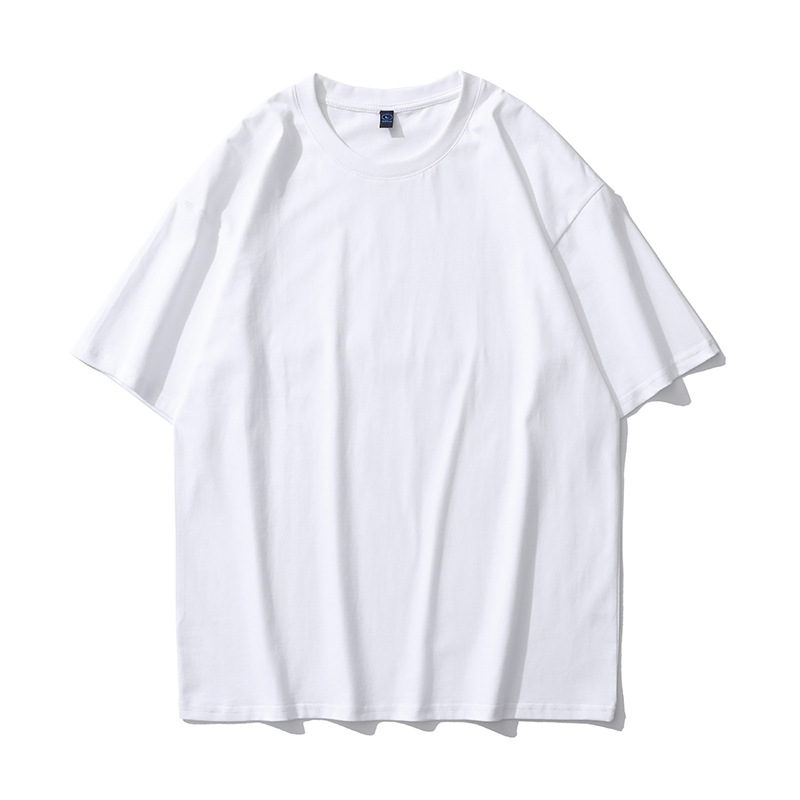Men's fashion brand short sleeved T-shirt basic solid color_voghion.com