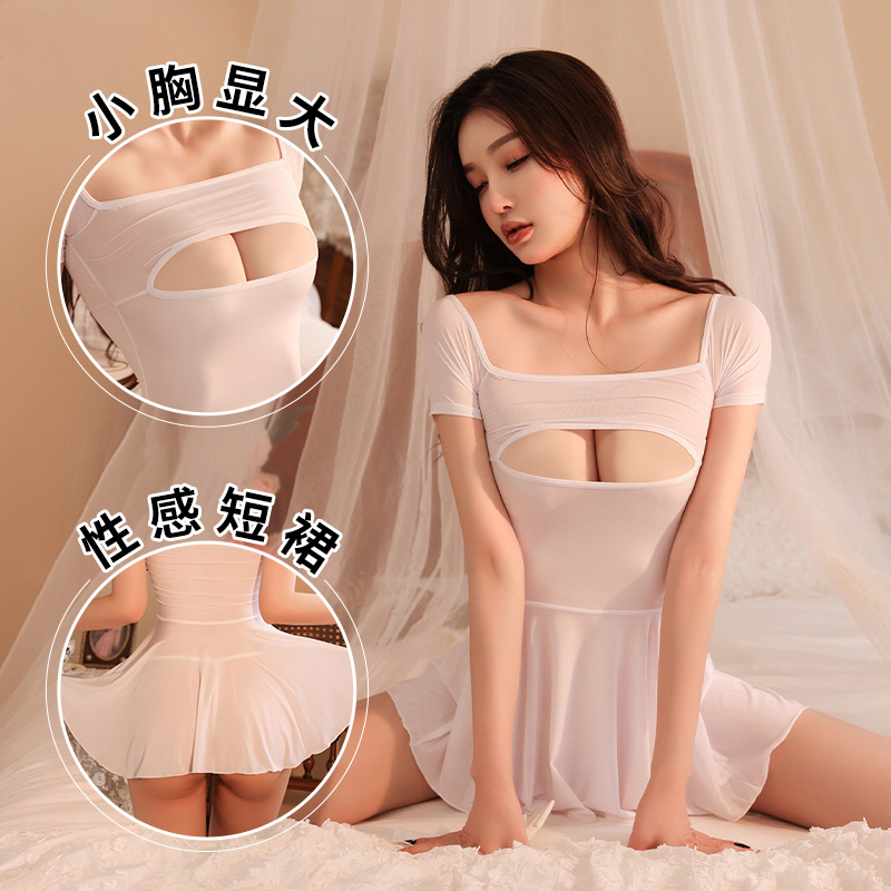 Silk transparent underwear