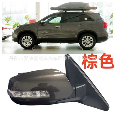 Rear mirror/rearview mirror assembly: Mirror Assembly Sorento - main-driver-left-l-nine-line-electric-folding-brown