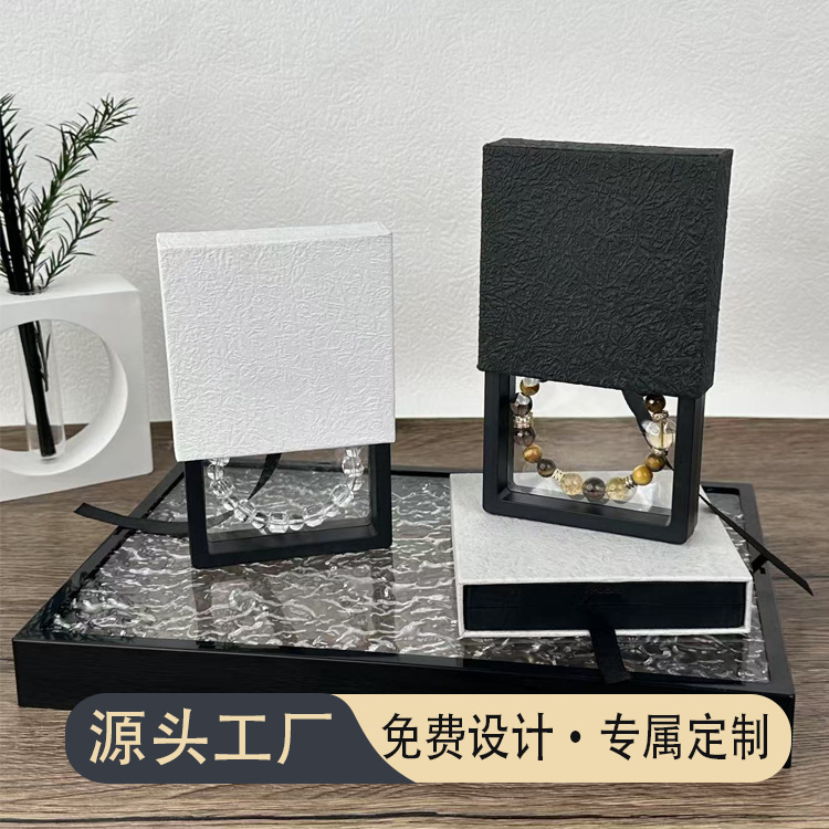 Jewelry Packaging Box, High-End Jewelry Gift Box, Transparent Suspension Box, Jewelry Box, Crystal Box, Crystal Bracelet Packaging Box