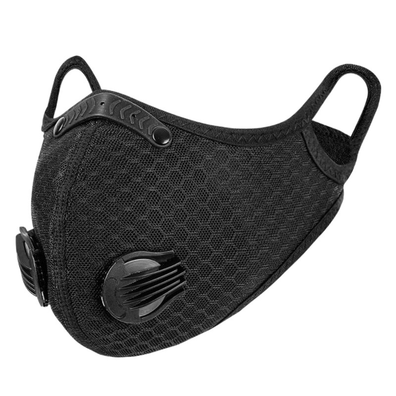 Filter Outdoor Mountain Bike Riding Mask Activated Carbon Face Mask pm2.5 Anti-Haze Warm and Dust-proof
