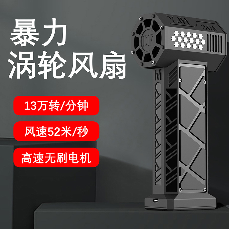 Bajo nivel de ruido, alta duración de la batería, pequeño y conveniente ventilador violento, ventilador de mano inalámbrico wl0016 aspas de ventilador de metal