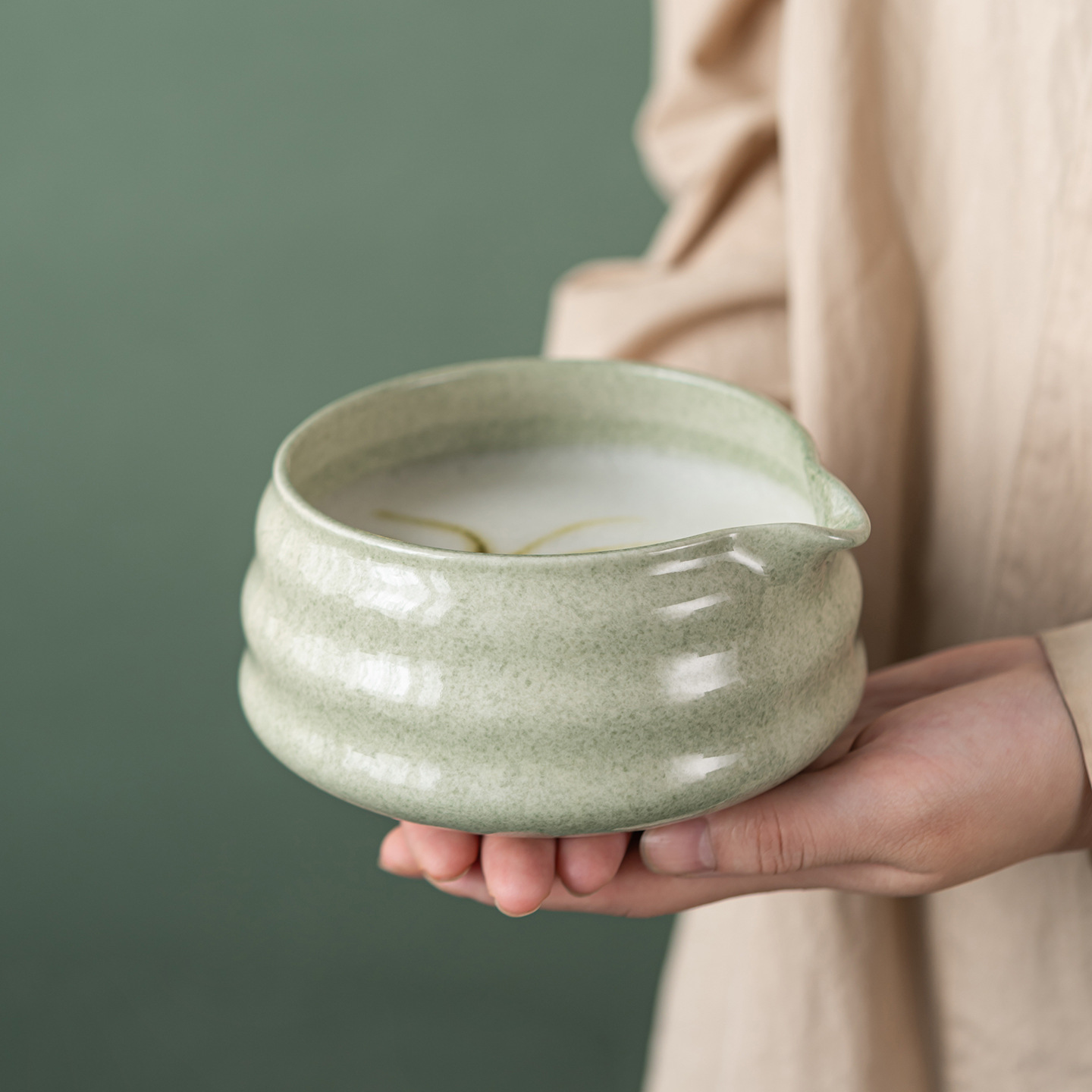 Transfronterizos para el set de tazón Matcha japonés con boquilla de tazón de té de cerámica con un dial de té de 4 piezas set de 8 piezas set de herramientas de té