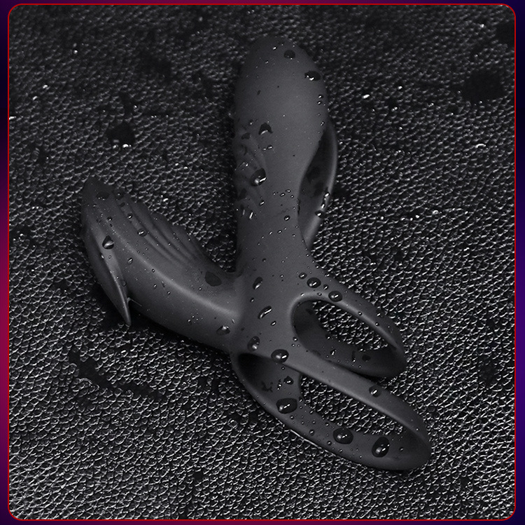 Jiuai Double Vibration Locking Ring Silicone Vibrating Couples Device — detail image 21