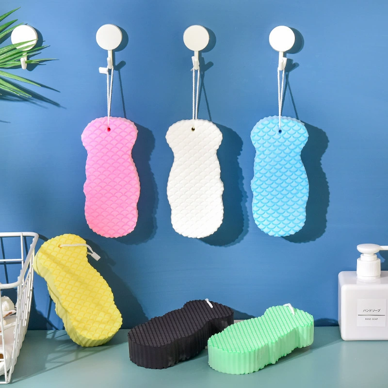 Children's Cartoon Bath Sponge, Soft 3D Sponge, Home Bathing, 14×6.5×6.5 cm