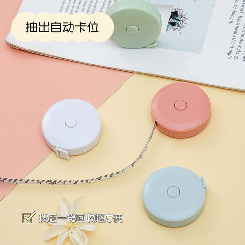 1.5m mini tape measure for home students portable meter ruler soft tape measure measurements leg waist bust clothing ruler