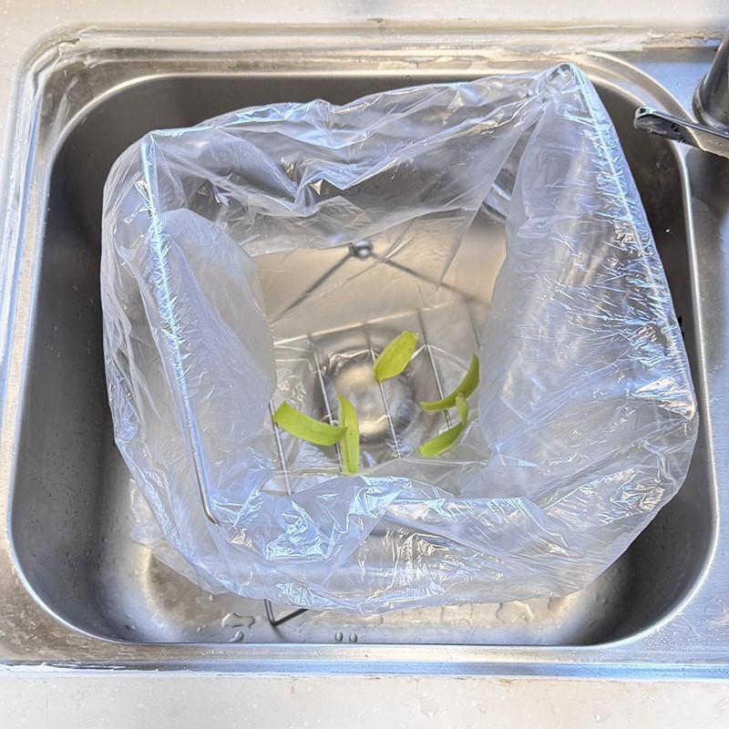 出口日式不锈钢可折叠厨房垃圾收纳架塑料袋支架抹布架杯子沥水架|undefined
