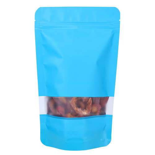 Colorful Self-Sealing Window Stand-Up Snack Tea Aluminum Foil Bag Fishing Bait Bag Sealed Bag Thick Zipper Aluminum Foil Self-Sealing Bag
