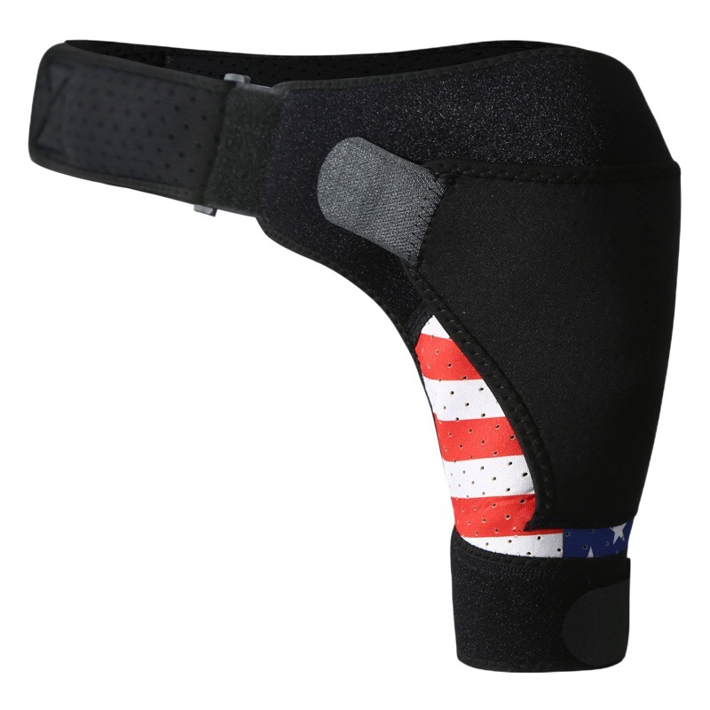 La tela OK pura se puede agregar con bolsas de hielo, hombreras deportivas, hombreras transpirables, esguinces ajustables, fracturas, hombreras izquierda y derecha