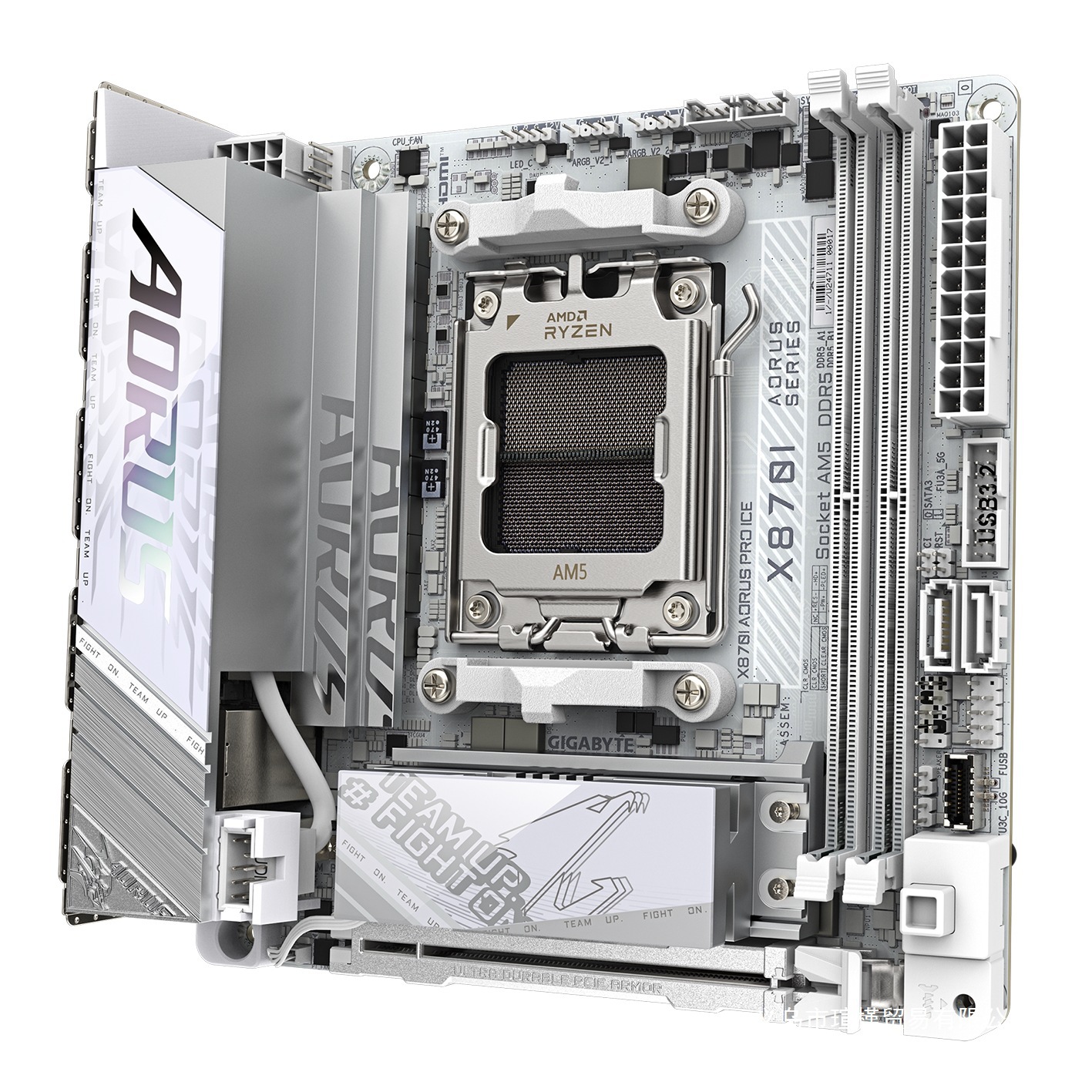 技嘉X870I AORUS PRO ICE AM5 迷你冰雕ITX小机箱电脑主板适用CPU