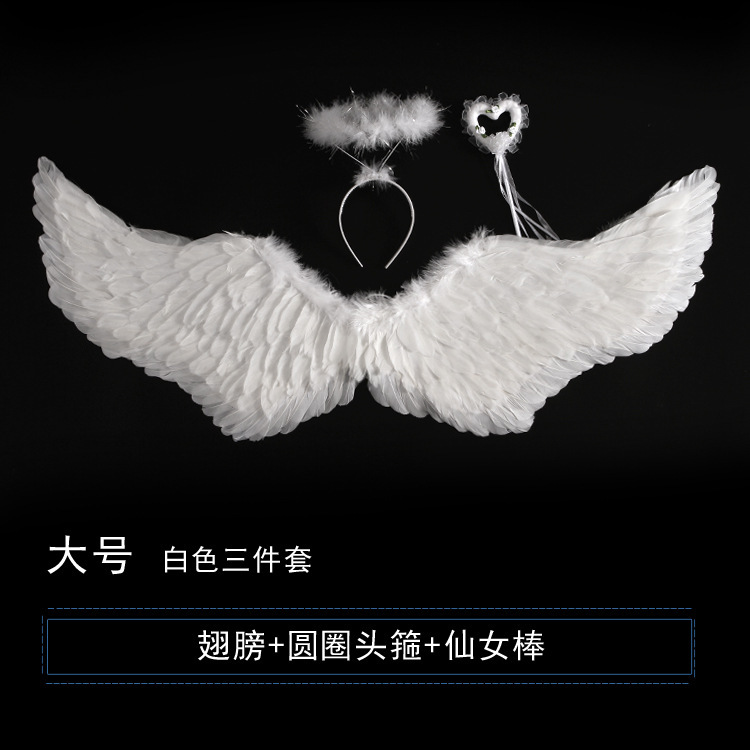 Halloween plumas alas adultos niños fiesta diablo ángel plumas alas props niños ángel alas