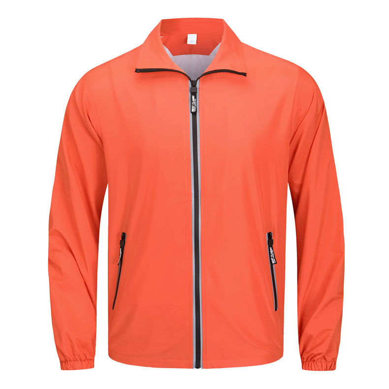 Chaqueta de trabajo con cremallera reflectante, uniforme de empleado de cadena de tiendas con logotipo bordado personalizado, ropa de trabajo de otoño e invierno, fabricación personalizada