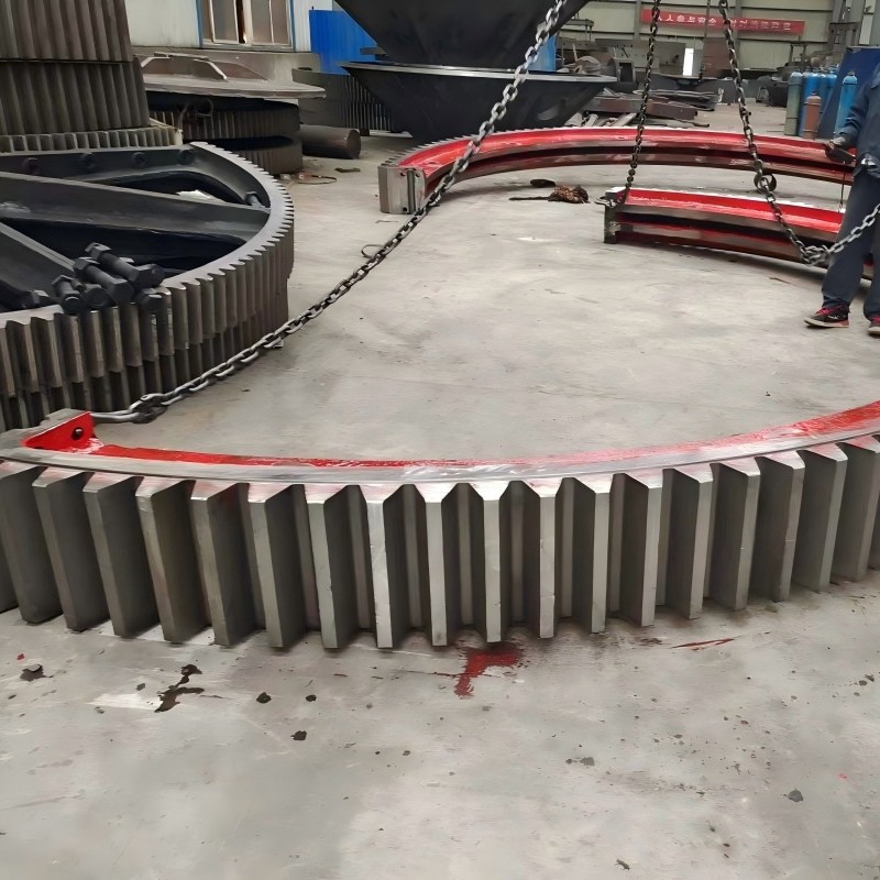 三筒烘干机大齿轮,小齿圈,适配超广泛，焊接制造,3米,齿数2