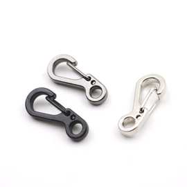 现货批发SF款迷你挂钩经典简洁款户外绳带快挂扣小号金属挂扣