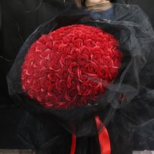99朵玫瑰花送女朋友老婆生日女生表白订婚情人节仿真玫瑰花束