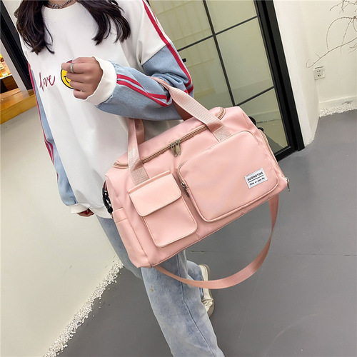  New Travel Bag Oxford Cloth Handbag with Shoe Compartment Large Capacity Wet and Dry Separation Fitness Bag Yoga Bag