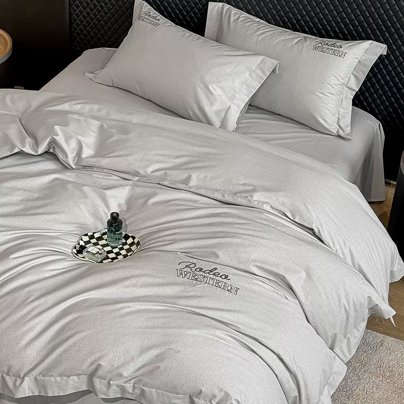 多喜爱美眠康纯棉四件套纯色被套床单全棉宿舍新款床上用品批发