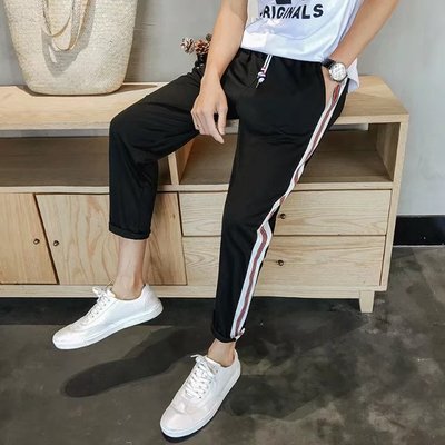 2020 Thin Cheap Men's Sports Pants Men's Loose Slim-fit Work Clothes Wear-resistant Workers Work Clearance School Pants