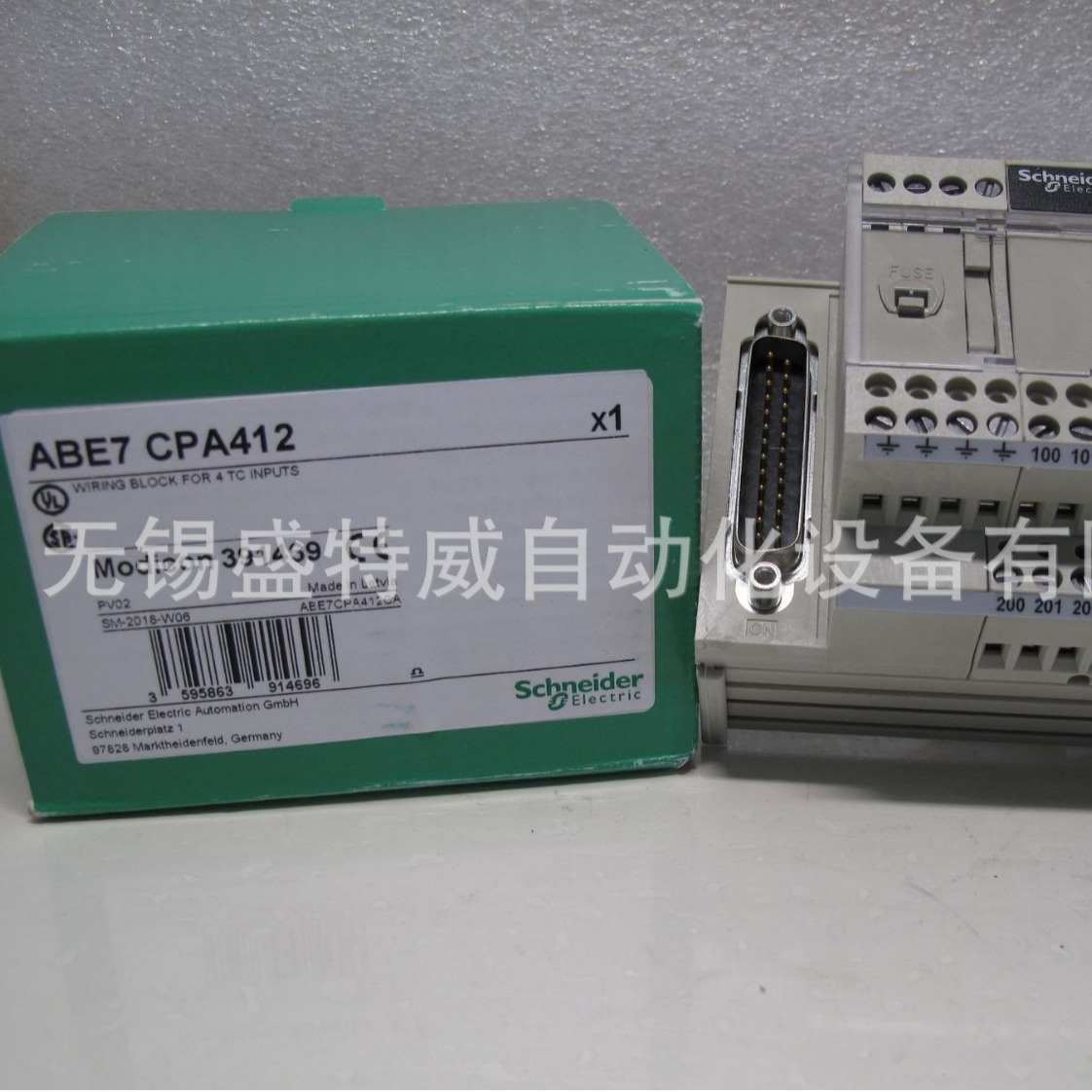 原装现货 ABE7CPA412   预接线   4通道，TC输入接线端子