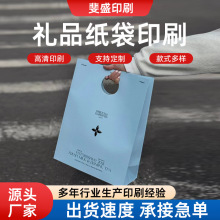 伴手礼品纸袋手提服装包装袋子生日礼袋一次性奶茶杯咖啡店外卖袋