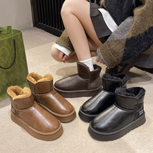 2025年冬季新款棉鞋女鞋雪地靴毛毛鞋可爱加绒保暖厚棉高帮雪地棉
