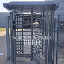 不锈钢烤漆转闸机江苏外资企业人员出入人脸识别门禁全高旋转栅门