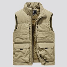 V 54201 Winter Men's Fleece Vest ���ޱ�ů���� �羳ŷ��