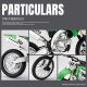 (boxed) simulation 1 than 12KX450 mountain cross-country silent light motorcycle model ornaments children's toys