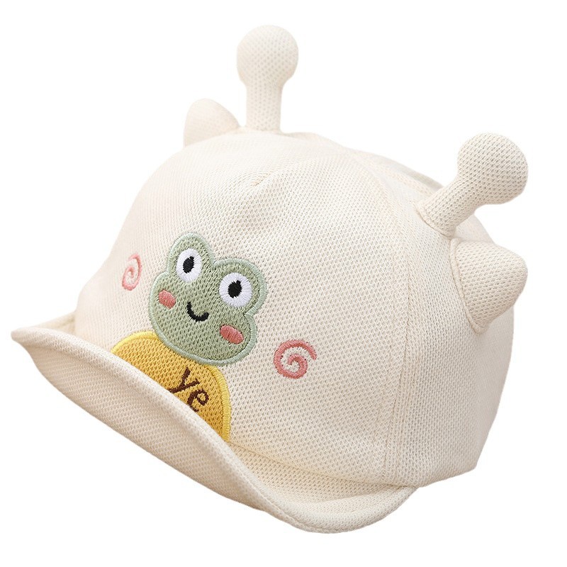 Sombreros para bebés otoño y invierno grueso para bebés pequeños lindos sombreros de rana para niños varones sombreros de lengua de pato primavera y otoño