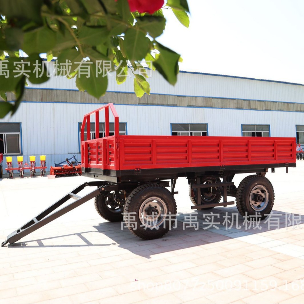 厂家直销 运输各类散装货物车斗农用半挂  7CX-5非自卸后翻拖拉机