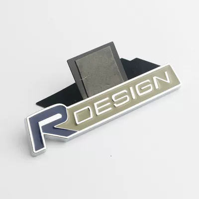 RDESIGN 3D three-dimensional metal car Car logo - standard-blue