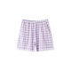 Summer Women's Cotton Plaid Shorts Pajama Pants Loose plus size Simple Casual Outer Wearing Thin Walking Pants