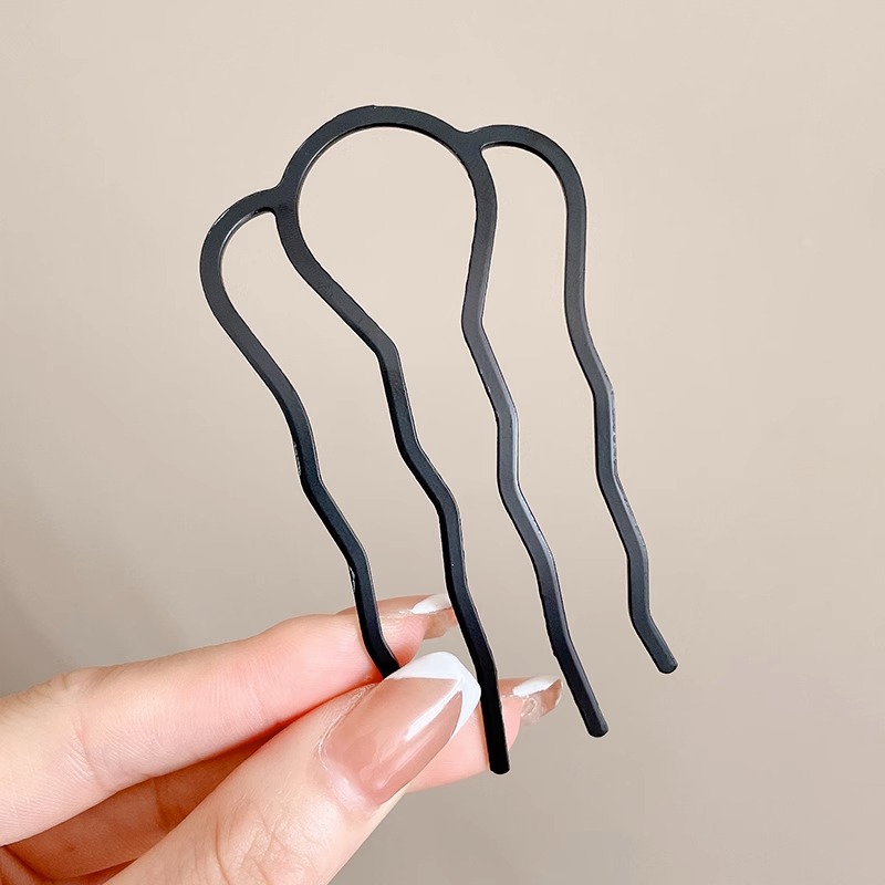 Sensor de alta calidad, dispositivo de cabello perezoso, toque de cabello, peinado de cabello simple, temperamento universal, pinzas de cabello para mujeres