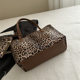 Tote Bag Leopard Print Special Bag Large Capacity Women's Commuter All-match Handbag Shoulder Shopping Bag New Women's Bag