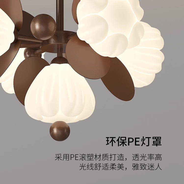 [Estrictamente seleccionado] Arte creativo minimalista Estilo antiguo francés 2025 nuevo lirio de los valles flor protección ocular habitación para niños dormitorio