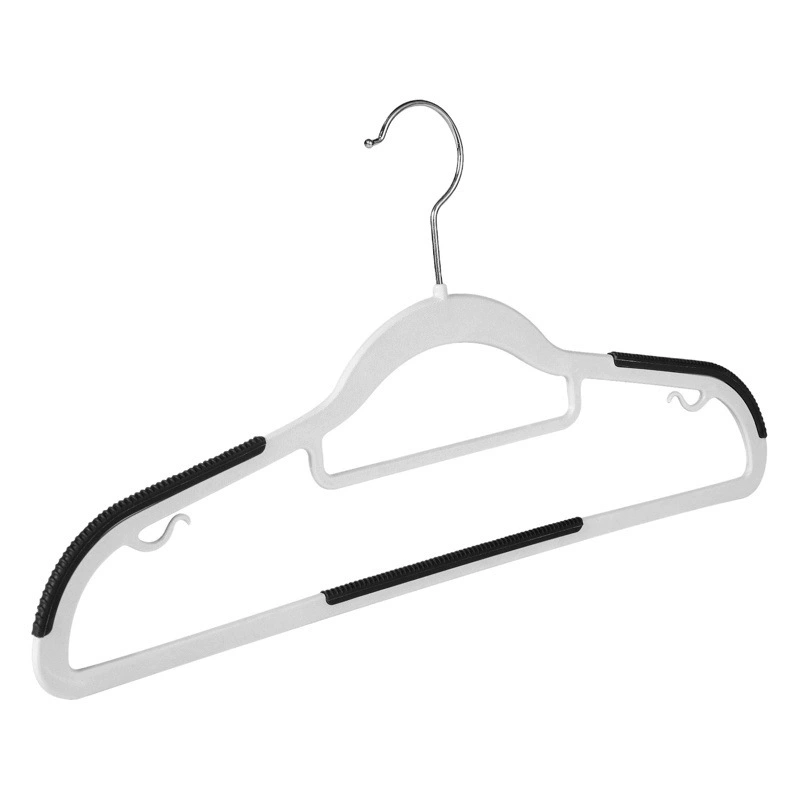 Tiktok популярная бесшовная вешалка для одежды рыбий рот Нескользящая поддержка одежды двойная ванная комната вешалка для одежды для взрослых магазин домашней одежды вешалка для одежды оптом