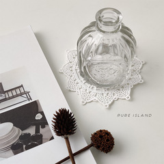 白嶼 蕾絲鏤空刺繡復古杯墊ins浪漫餐具布藝拍攝道具餐墊隔熱杯墊